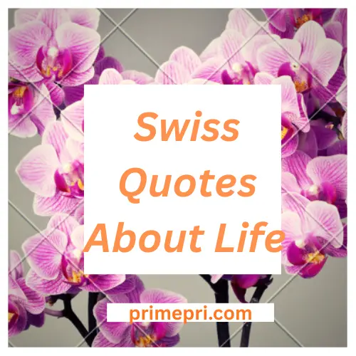 Swiss Quotes About Life