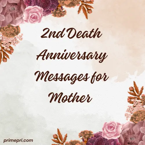 2nd Death Anniversary Messages for Mother