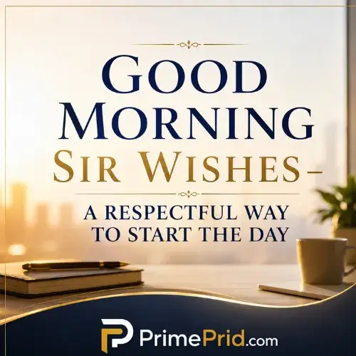 Good Morning Sir Wishes – A Respectful Way to Start the Day