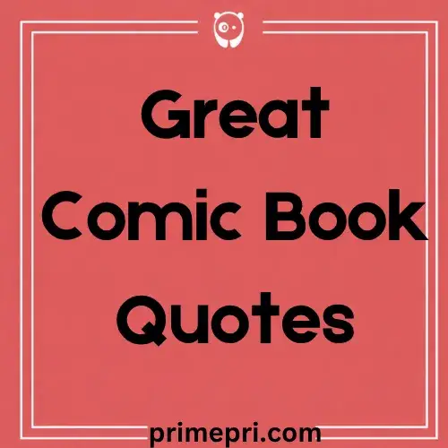 Great Comic Book Quotes