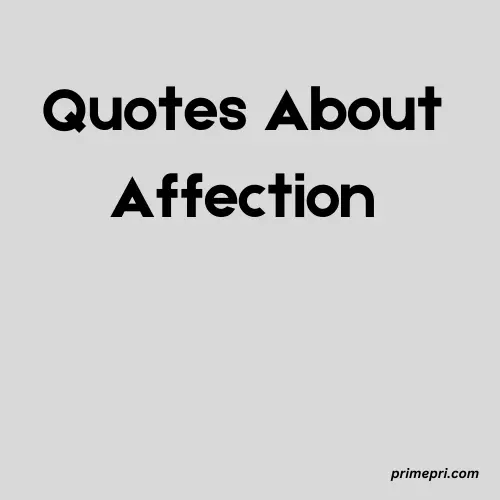 Quotes About Affection