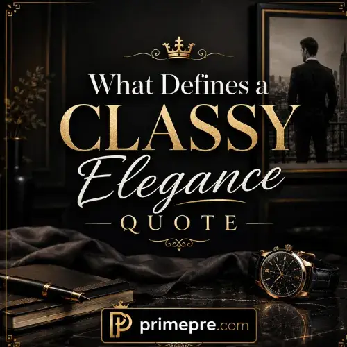 What Defines a Classy Elegance Quote