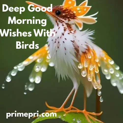 Deep Good Morning Wishes With Birds