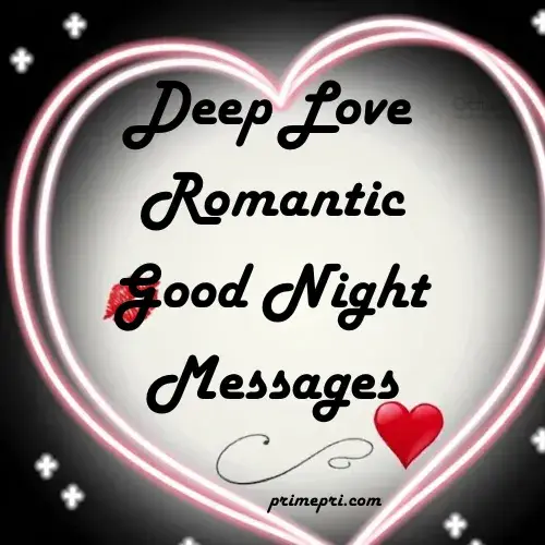Deep Love Romantic Good Night Messages