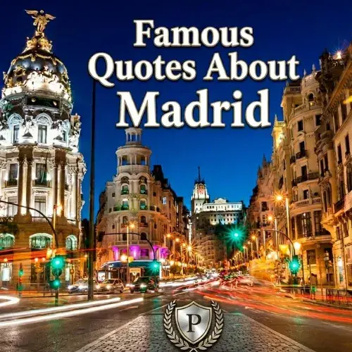 Famous Quotes About Madrid