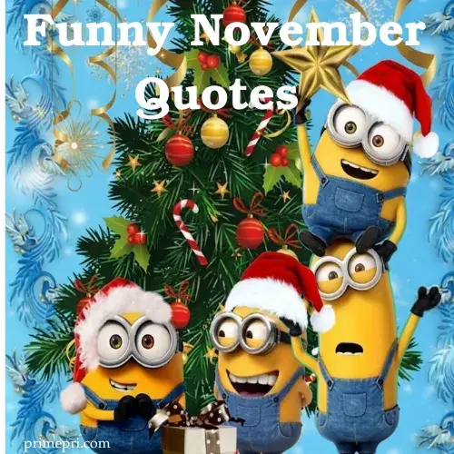 Funny November Quotes