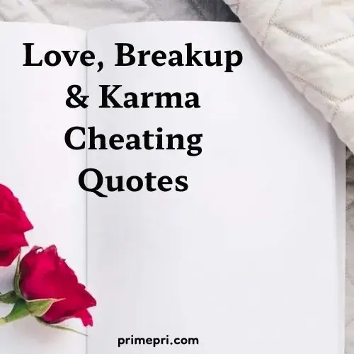 Love, Breakup & Karma Cheating Quotes