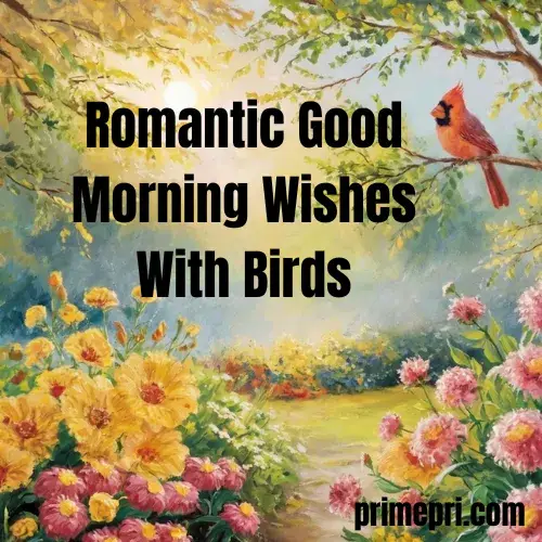 Romantic Good Morning Wishes With Birds