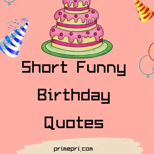 Short Funny Birthday Quotes