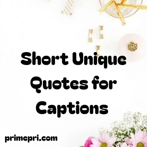 Short Unique Quotes for Captions