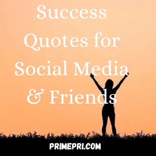 Success Quotes for Social Media & Friends
