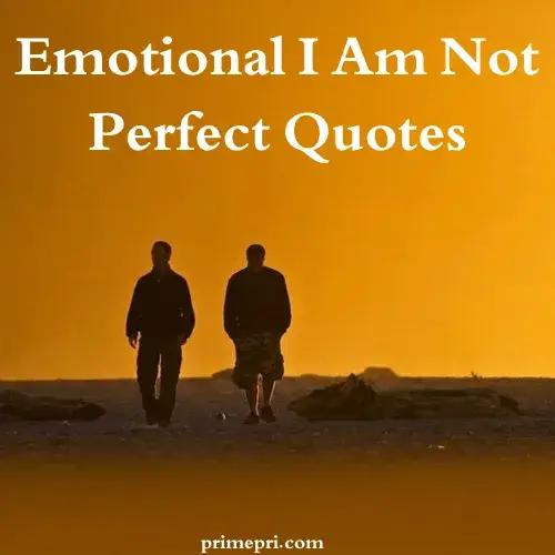 Emotional I Am Not Perfect Quotes