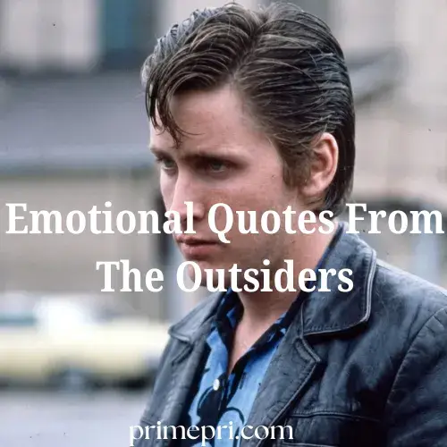 Emotional Quotes From The Outsiders