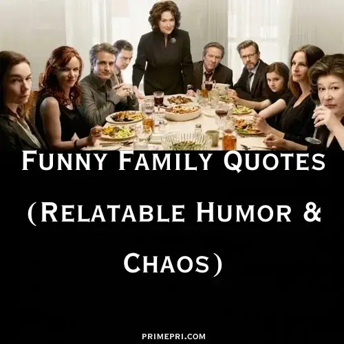 Funny Family Quotes (Relatable Humor & Chaos)