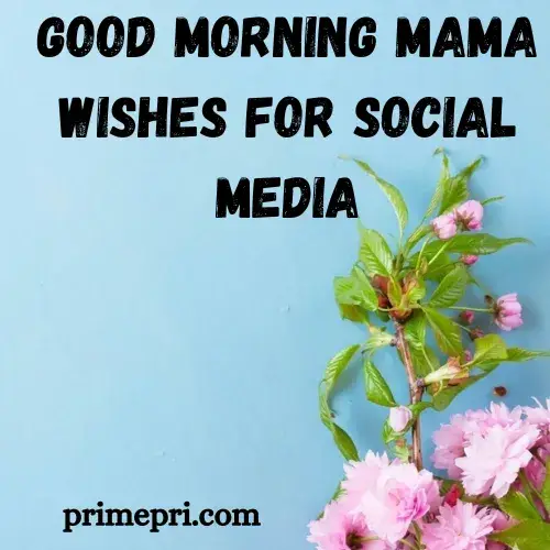 Good Morning Mama Wishes for Social Media