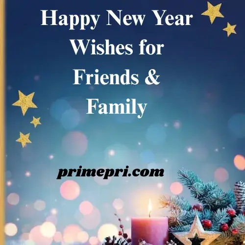 Happy New Year Wishes for Friends & Family