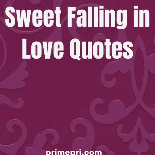 Sweet Falling in Love Quotes