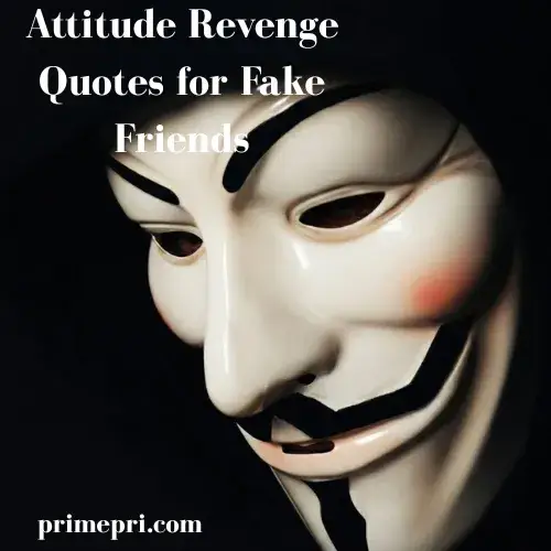 Attitude Revenge Quotes for Fake Friends