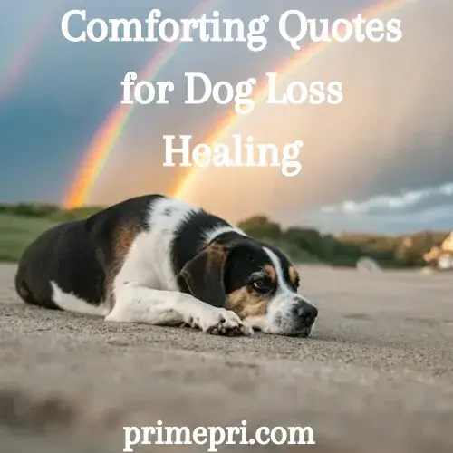 Comforting Quotes for Dog Loss Healing
