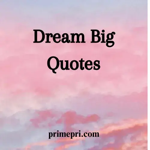 Dream Big Quotes