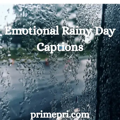 Emotional Rainy Day Captions