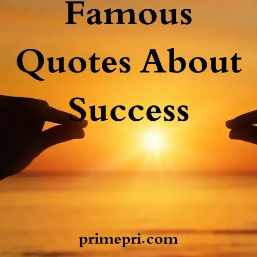 Famous Quotes About Success