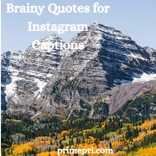Brainy Quotes for Instagram Captions