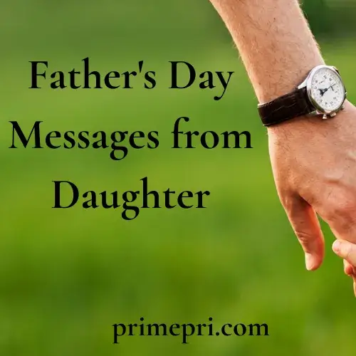 Father's Day Messages from Daughter