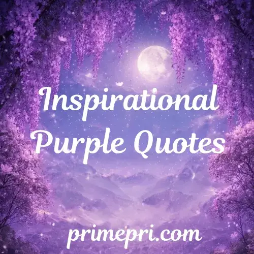 Inspirational Purple Quotes