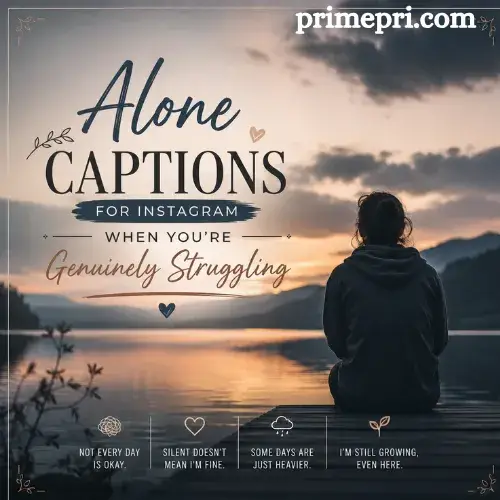 Alone Captions for Instagram When You're Genuinely Struggling