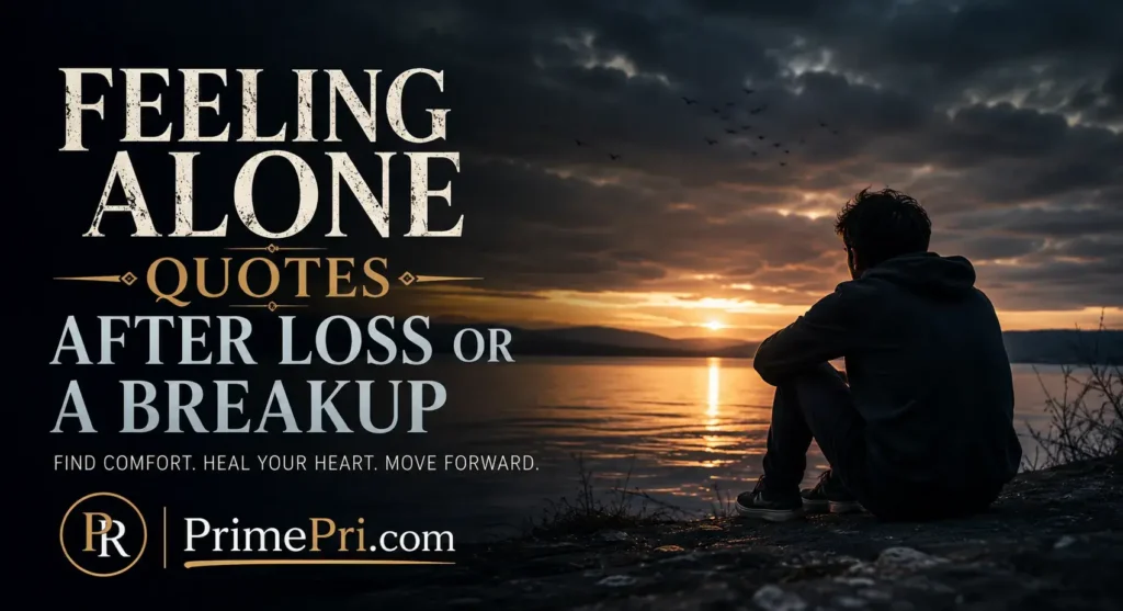 Feeling Alone Quotes After Loss or a Breakup
