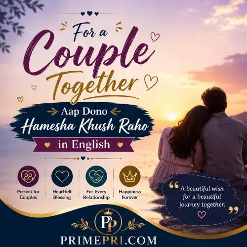 For a Couple Together (Aap Dono Hamesha Khush Raho in English)