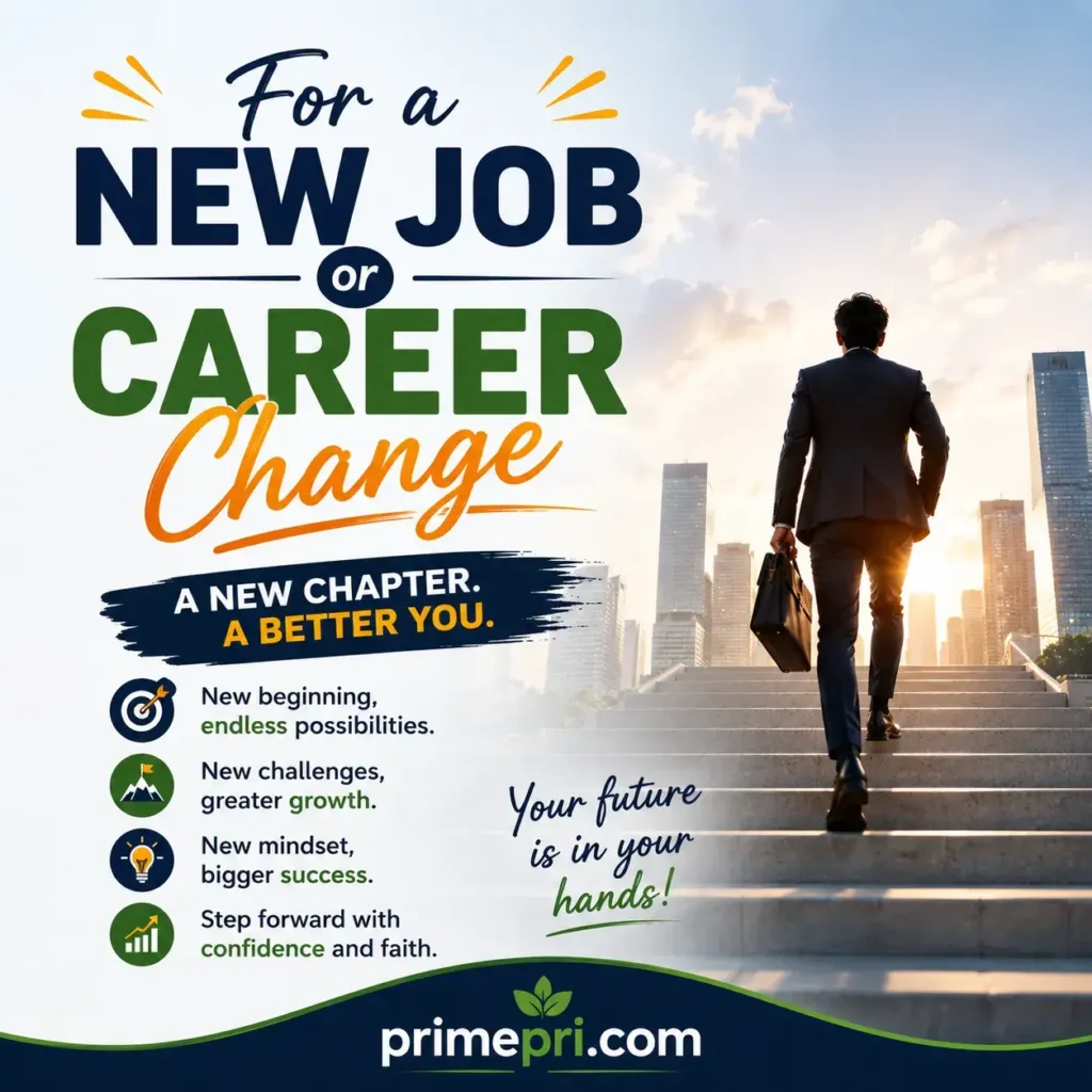 For a New Job or Career Change