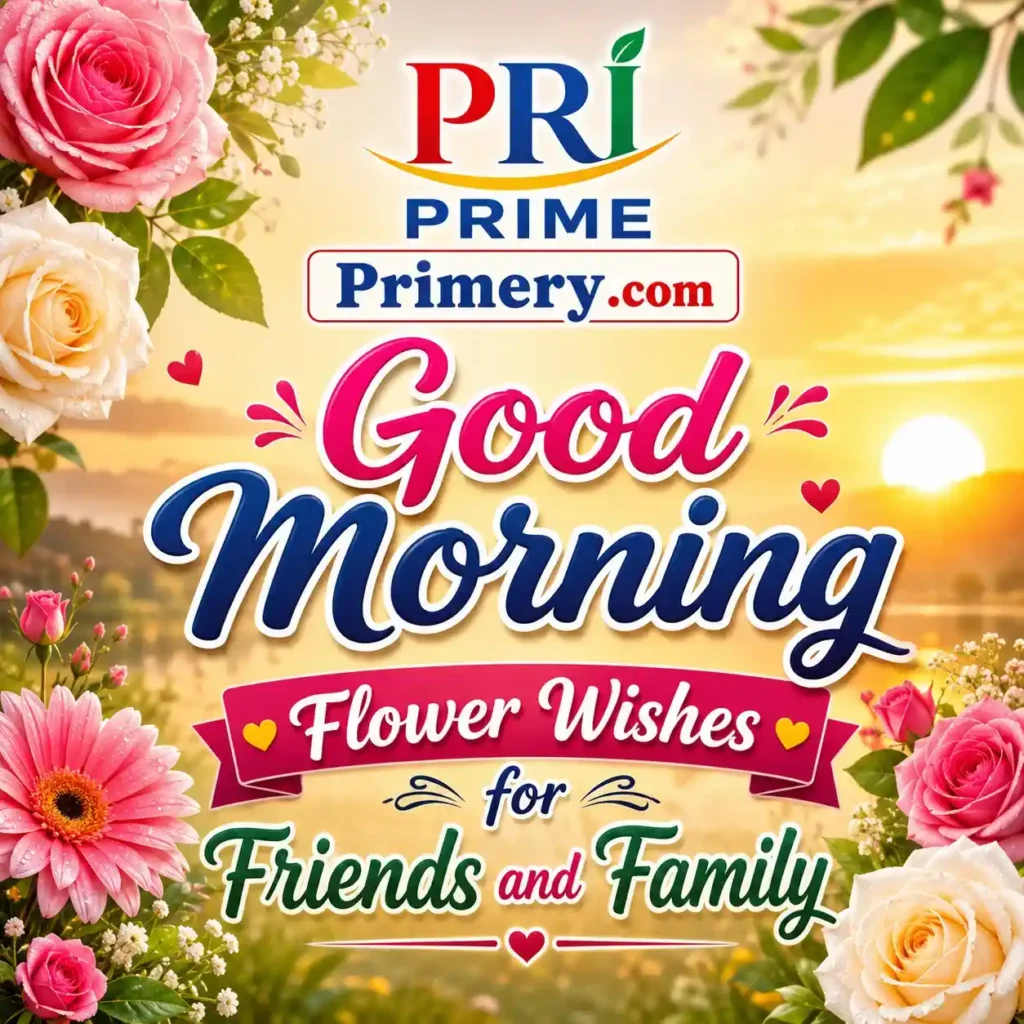 Good Morning Flower Wishes for Friends and Family