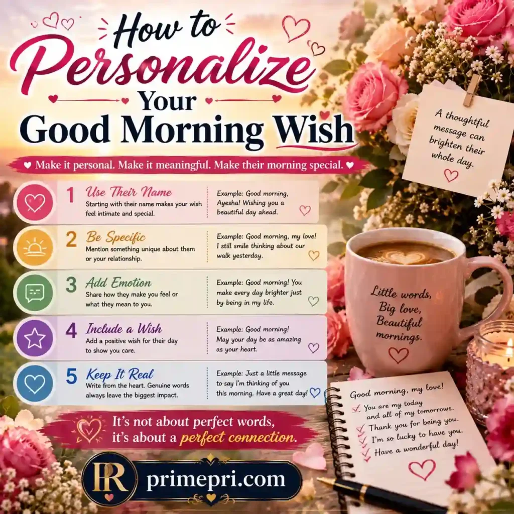 How to Personalize Your Good Morning Wish