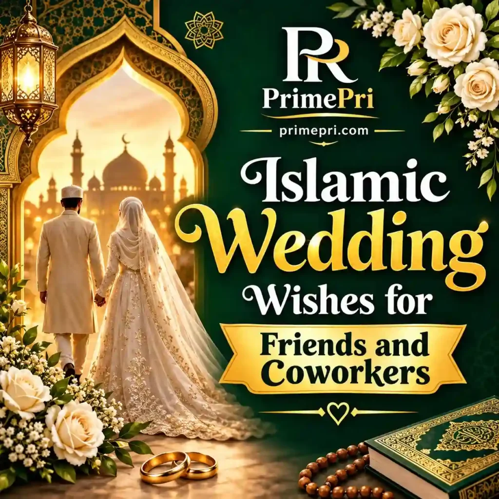 Islamic Wedding Wishes for Friends and Coworkers
