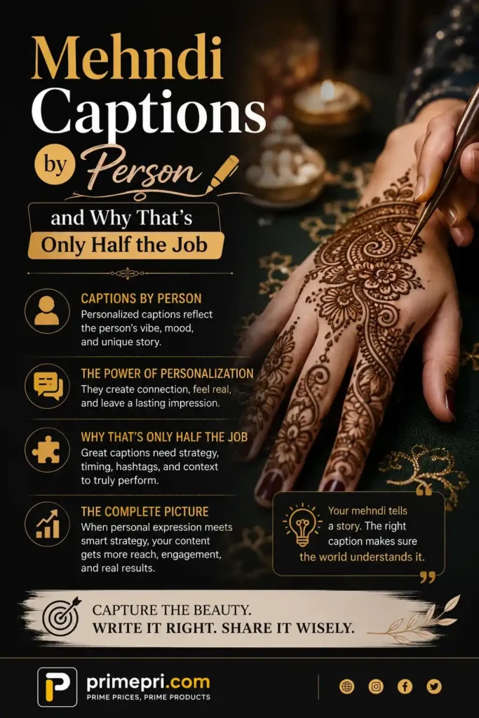 Mehndi Captions by Person and Why That's Only Half the Job