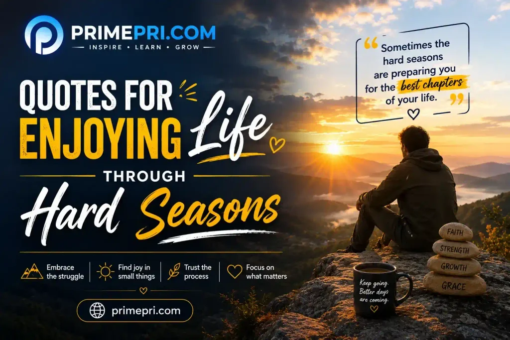 Quotes for Enjoying Life Through Hard Seasons