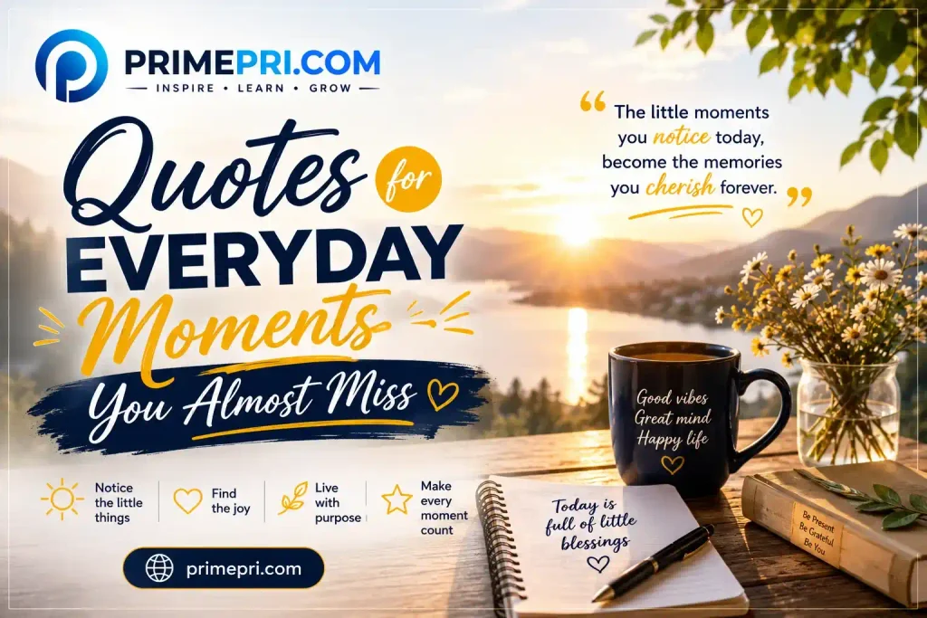Quotes for Everyday Moments You Almost Miss