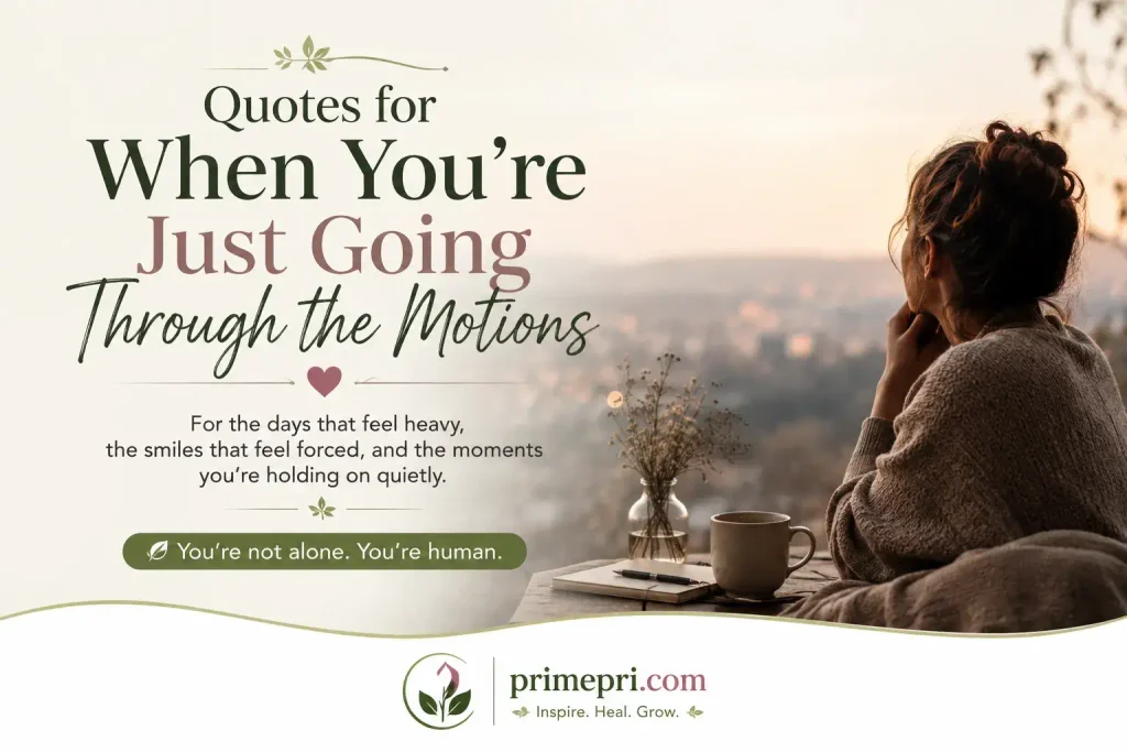 Quotes for When You're Just Going Through the Motions