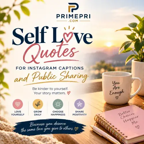 Self Love Quotes for Instagram Captions and Public Sharing