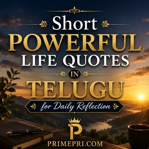 Short Powerful Life Quotes in Telugu for Daily Reflection
