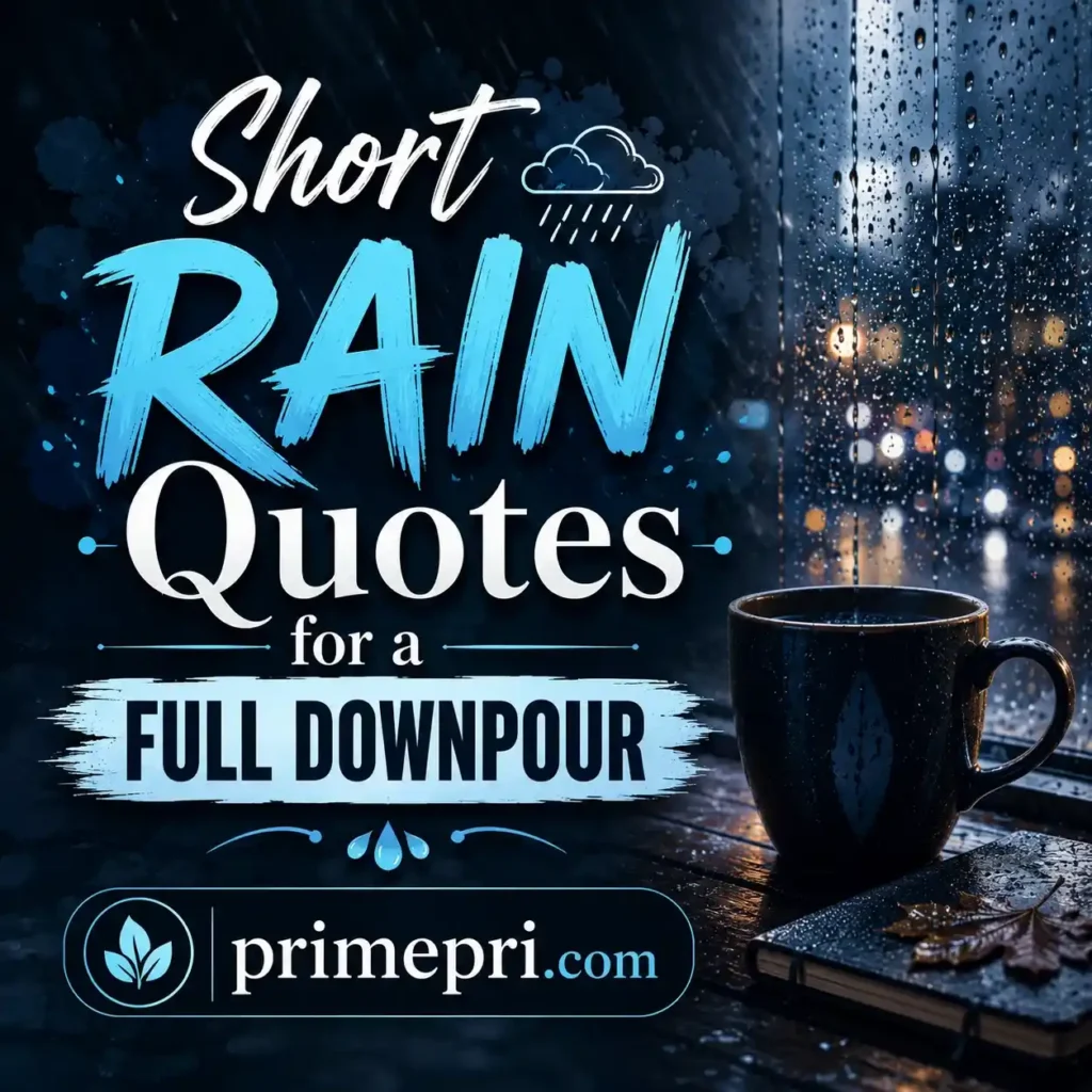 Short Rain Quotes for a Full Downpour