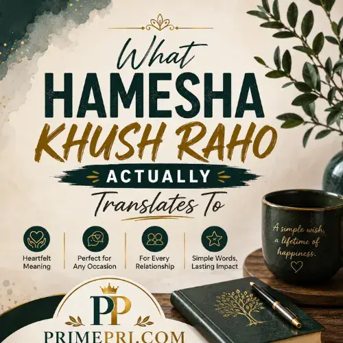 What Hamesha Khush Raho Actually Translates To