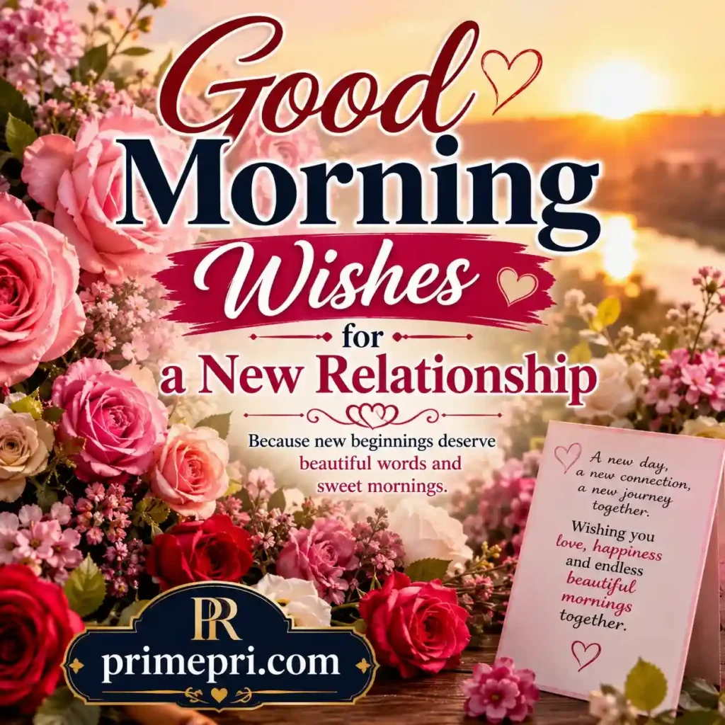 Good Morning Wishes for a New Relationship