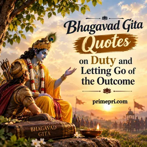 Bhagavad Gita Quotes on Duty and Letting Go of the Outcome