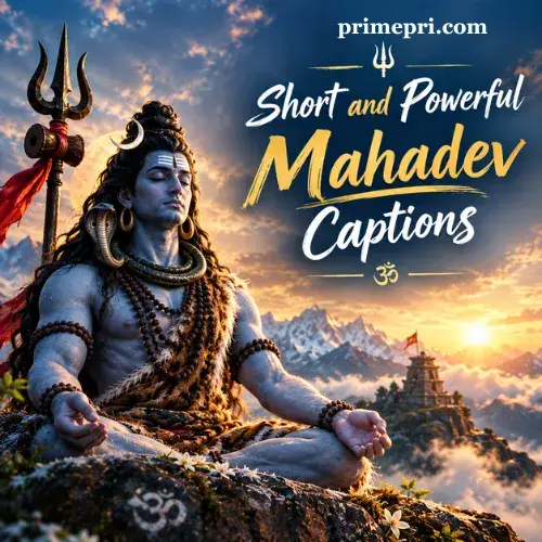 Short and Powerful Mahadev Captions