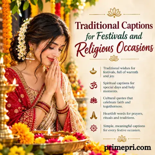 Traditional Captions for Festivals and Religious Occasions